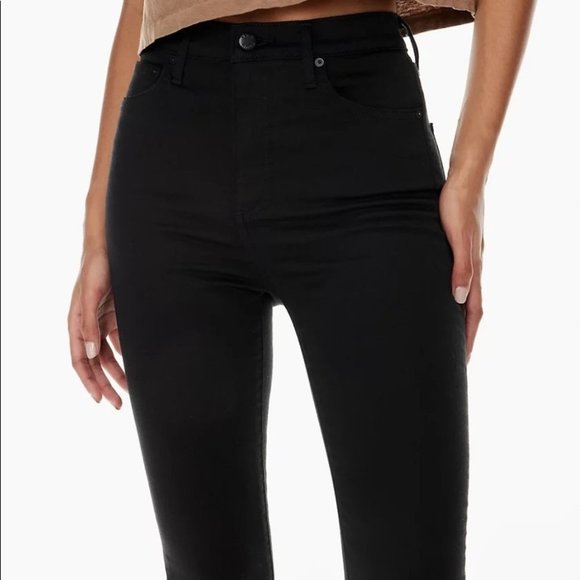 Aritzia Denim - Aritzia Denim Forum Lola High Rise Skinny Black